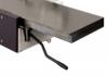 Регулировка подающего стола осуществляется при помощи специального удлиненного рычага и стопора, что позволяет максимально быстро настроить станок на необходимую толщину. миниатюра №5