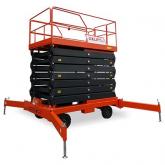 Ножничный подъемник с электроподъемом и аккумулятором QX-040-160 DC/AC OXLIFT 400 кг 16 м