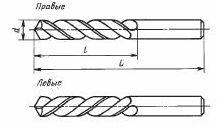 Сверло d  4,7х30х60 ц/х ВК8 цельное 