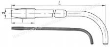 Метчик Гаечный М16 (2,0) Р6М5 с изогнутым хвостовиком (без маркировки)