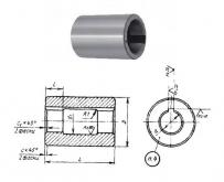 Втулка поддерживающая d50, D140, L140мм к оправкам для горизонтально-фрезерных станков ГОСТ15072-75 
