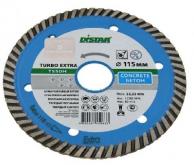 Диск отрезной алмазный Для сухой резки 1A1R 115х2,2х8х22,23  Turbo 
Extra с непрерыв.реж.кромкой
