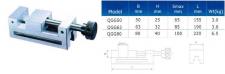 Тиски Станочные  80мм прециз-ые сталь непов. ход 100мм // и перпенд. 0,005/100 HRС 58-62 (QGG80) 