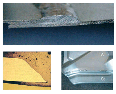 Сварка смешанных соединений алюминий/сталь проволокой на основе цинка